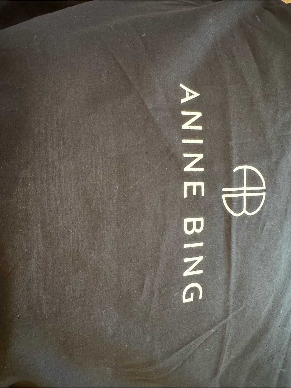 ANINE BING Kai Tote Straw Woven Tote Ivory - Picture 5 of 5